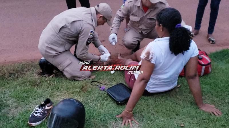 Segundo acidente desta sexta deixa casal ferido em Rolim de Moura Segundo acidente desta sexta deixa casal ferido em Rolim de Moura