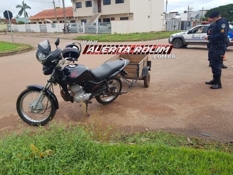 Acidente entre duas motos deixa um ferido neste sábado em Rolim de Moura Acidente entre duas motos deixa um ferido neste sábado em Rolim de Moura