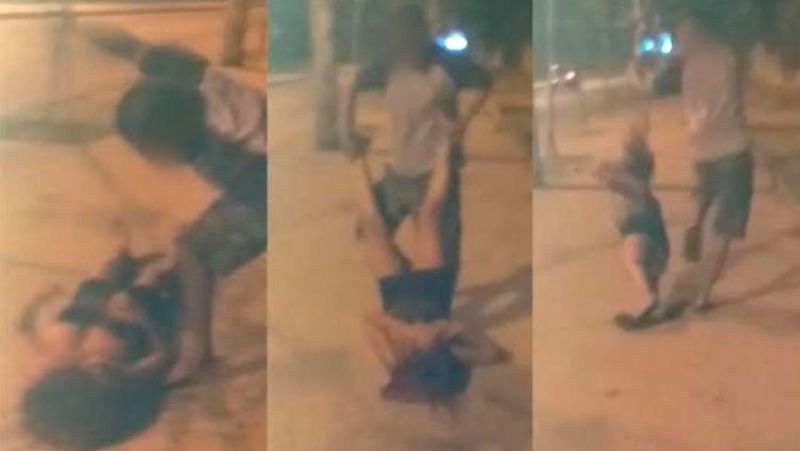 Marido embriagado espanca esposa e arrasta seu rosto no chão
