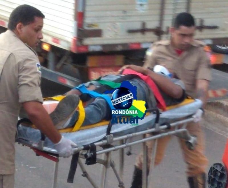 Ciclista é socorrido desmaiado após acidente na ponte do Rio Machado em Ji-Paraná Ciclista é socorrido desmaiado após acidente na ponte do Rio Machado em Ji-Paraná