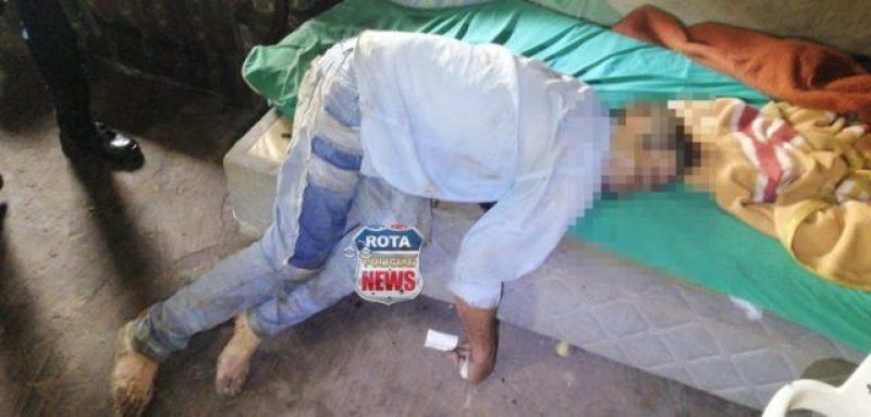 Populares encontram corpo de homem com perfuração de tiro no peito na área rural de Vilhena
