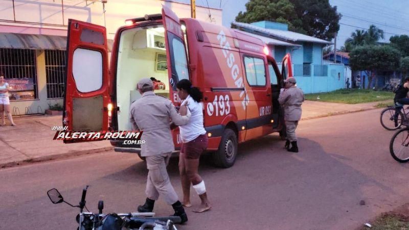 Segundo acidente desta sexta deixa casal ferido em Rolim de Moura Segundo acidente desta sexta deixa casal ferido em Rolim de Moura