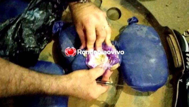 Polícia prende dupla com quase cinco quilos de droga e portando metralhadora