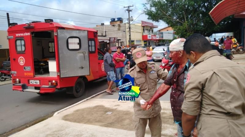 Idoso é agredido com a própria bengala por empresário em Ji-Paraná