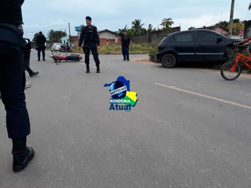 Acidente envolvendo três veículos deixa um ferido em Ji-Paraná Acidente envolvendo três veículos deixa um ferido em Ji-Paraná