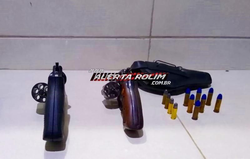 Três armas de fogo são apreendidas durante operação Paz no Campo