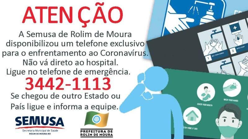 Prefeitura de RM disponibiliza telefone para atendimento domiciliar em caso de suspeita de coronavírus Prefeitura de RM disponibiliza telefone para atendimento domiciliar em caso de suspeita de coronavírus