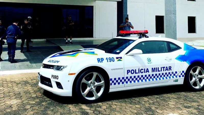 Camaro será utilizado como viatura pela Polícia Militar em Porto Velho