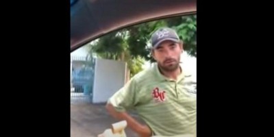 Vídeo mostra agressão a morador de rua por empresário que fingiu ajudar; veja o vídeo