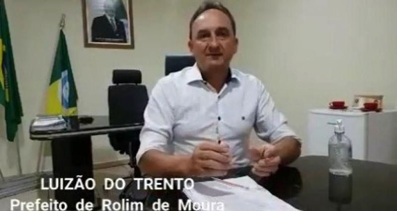 Prefeito diz ter recursos exclusivamente para tratar pandemia coronavírus em Rolim de Moura Prefeito diz ter recursos exclusivamente para tratar pandemia coronavírus em Rolim de Moura