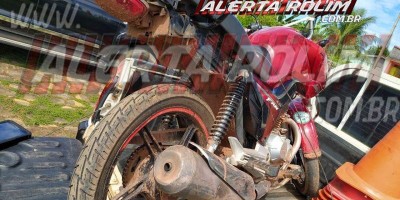 Motocicleta roubada na noite de domingo em Rolim de Moura é recuperada pela PM em...