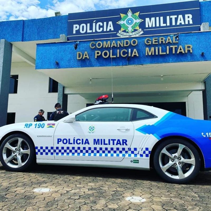 Camaro será utilizado como viatura pela Polícia Militar em Porto Velho