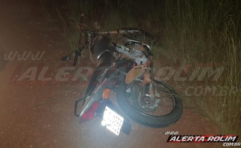 Grave acidente entre duas motos próximo ao aeroporto em Rolim de Moura deixa um óbito e outro gravemente ferido