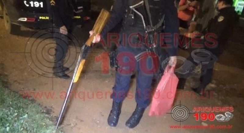 Homem de 52 anos é preso após denúncia de disparos em via pública em Ariquemes Homem de 52 anos é preso após denúncia de disparos em via pública em Ariquemes