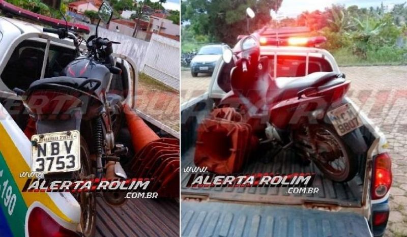 Duas motos roubadas são recuperadas pela Polícia Militar em Rolim de Moura Duas motos roubadas são recuperadas pela Polícia Militar em Rolim de Moura