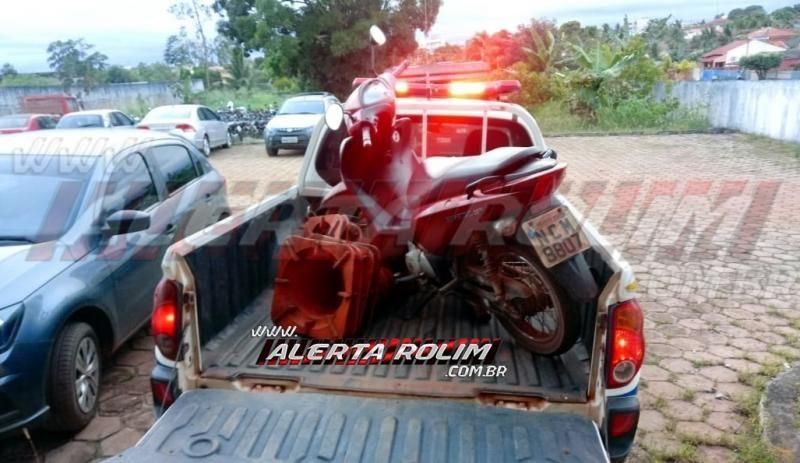 Duas motos roubadas são recuperadas pela Polícia Militar em Rolim de Moura Duas motos roubadas são recuperadas pela Polícia Militar em Rolim de Moura