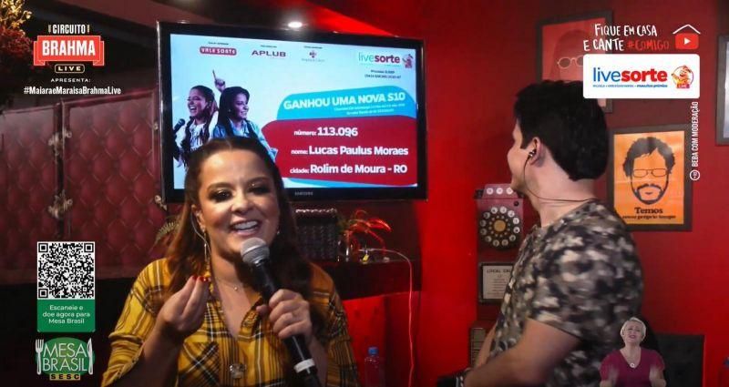Morador de Rolim de Moura ganha caminhonete S10 em sorteio na live de Maiara & Maraísa Morador de Rolim de Moura ganha caminhonete S10 em sorteio na live de Maiara & Maraísa