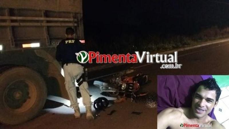 Mototaxista morre ao bater na traseira de carreta em Pimenta Bueno Mototaxista morre ao bater na traseira de carreta em Pimenta Bueno
