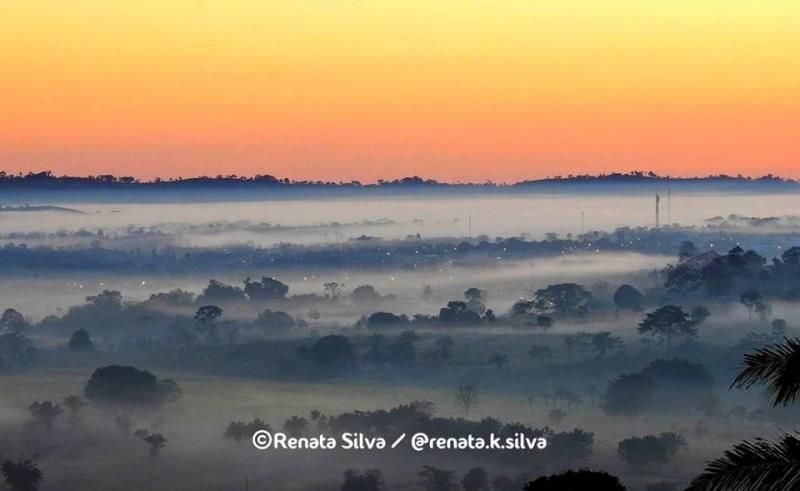 Jornalista registra imagens espetaculares do nascer do sol em Alta Floresta do Oeste