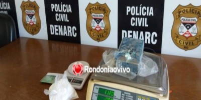Traficante preso com droga em Cacoal escondia mais cocaína em Porto Velho