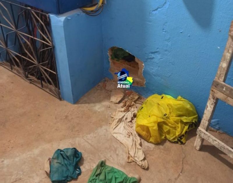 Policiais penais frustam fuga em presídio de ji-Paraná Policiais penais frustam fuga em presídio de ji-Paraná