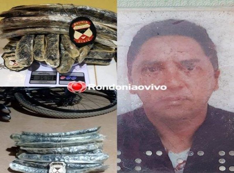 Polícia encontra droga escondida em pneus de bicicletas e passageiro é preso Polícia encontra droga escondida em pneus de bicicletas e passageiro é preso