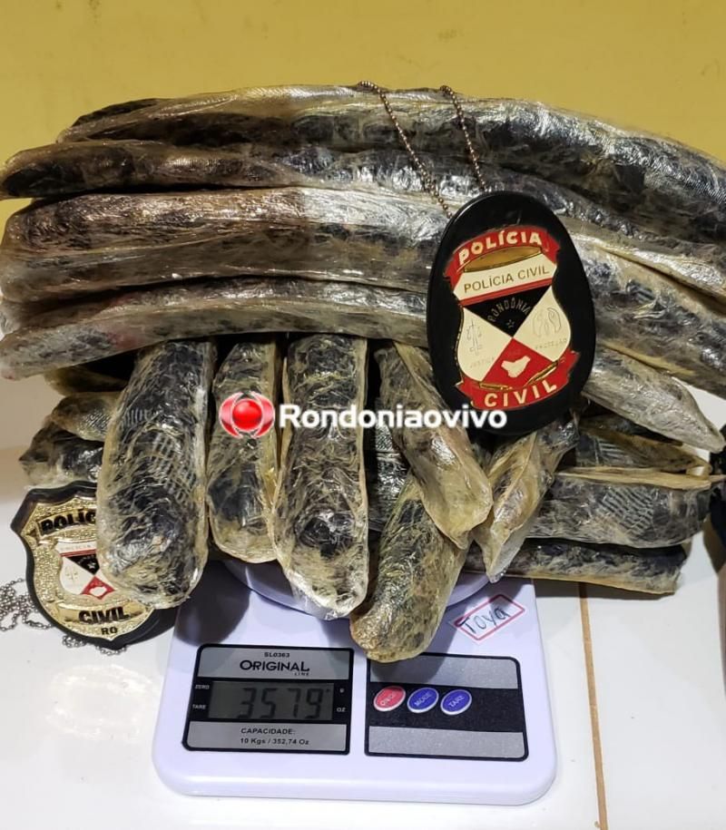 Polícia encontra droga escondida em pneus de bicicletas e passageiro é preso Polícia encontra droga escondida em pneus de bicicletas e passageiro é preso