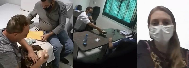 Novas imagens mostram prefeitos de RO recebendo dinheiro que seria de propina Novas imagens mostram prefeitos de RO recebendo dinheiro que seria de propina