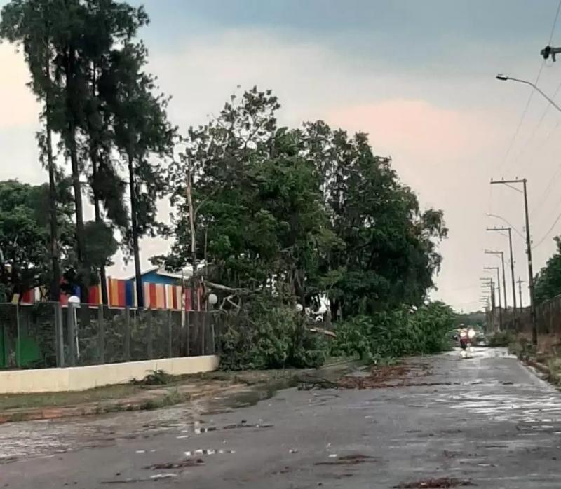 Veja fotos e vídeos: Temporal com granizo causa estrago também em Vilhena Veja fotos e vídeos: Temporal com granizo causa estrago também em Vilhena