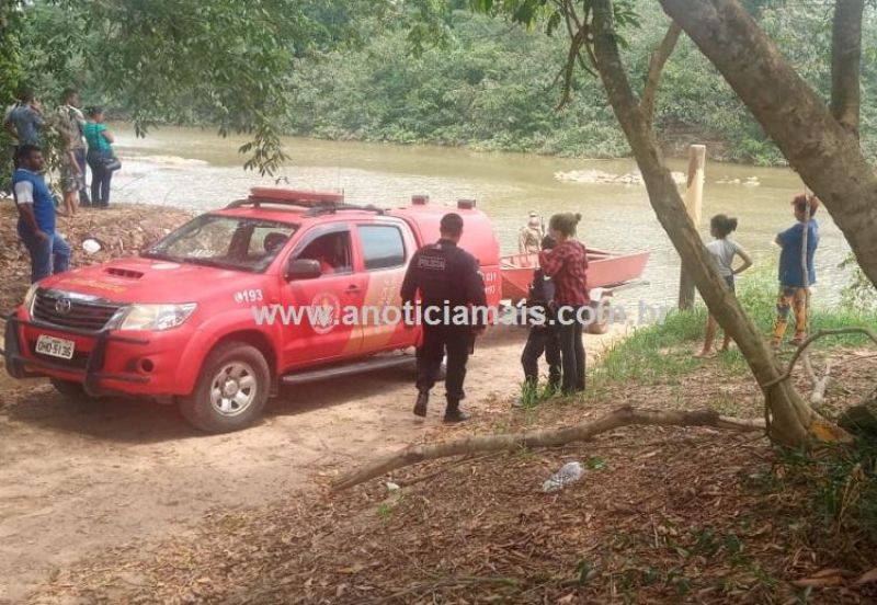 Bombeiros são acionados em possível afogamento nas águas do rio Jaru Bombeiros são acionados em possível afogamento nas águas do rio Jaru