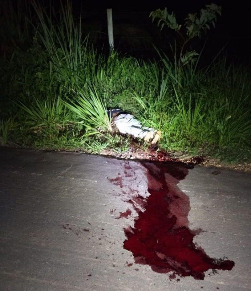 Homem é encontrado morto com corte profundo na boca, na zona rural de Ji-Paraná