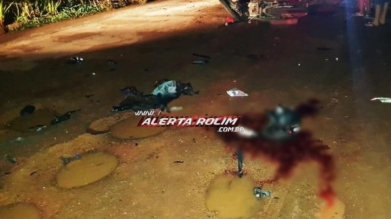 Motociclista perde a vida e mulher é socorrida em estado grave após acidente na RO-010 em Rolim de Moura