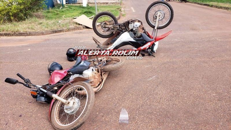 Dois motociclistas ficam feridos após colisão entre motos no Bairro Industrial em Rolim de Moura Dois motociclistas ficam feridos após colisão entre motos no Bairro Industrial em Rolim de Moura