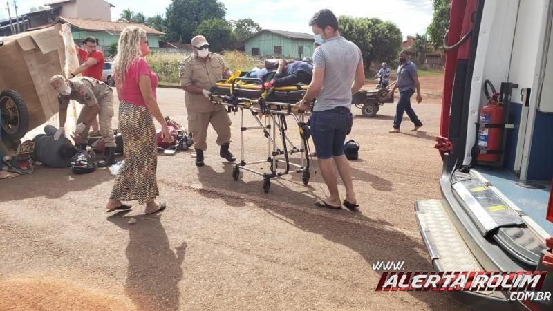 Dois motociclistas ficam feridos após colisão entre motos no Bairro Industrial em Rolim de Moura Dois motociclistas ficam feridos após colisão entre motos no Bairro Industrial em Rolim de Moura