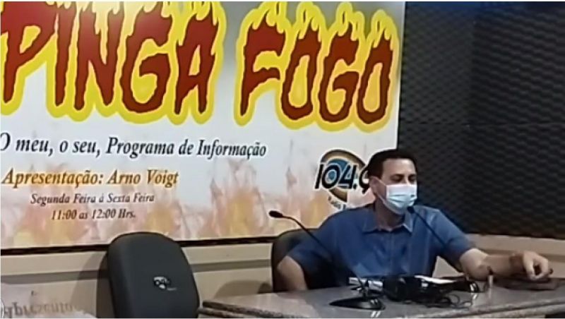 Em entrevista ao programa Pinga Fogo, Aldo Júlio diz que as obras de asfalto, que estavam paradas, irão retornar Em entrevista ao programa Pinga Fogo, Aldo Júlio diz que as obras de asfalto, que estavam paradas, irão retornar