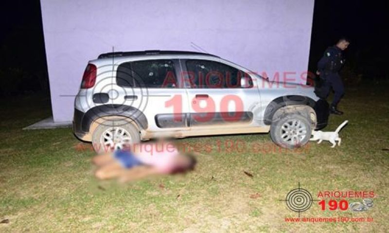 Casal é executado a tiros na frente do filho em Cujubim