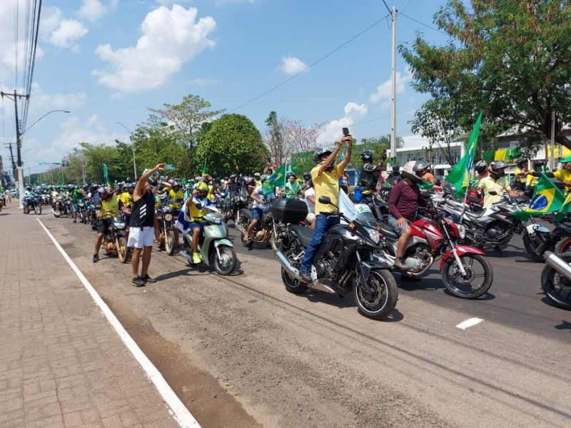 Manifestações pró-Bolsonaro são registrado nos municípios de Rondônia Manifestações pró-Bolsonaro são registrado nos municípios de Rondônia