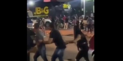 Briga generalizada tem tiros e esfaqueamento na frente de casa de show em Pimenta Bueno;...