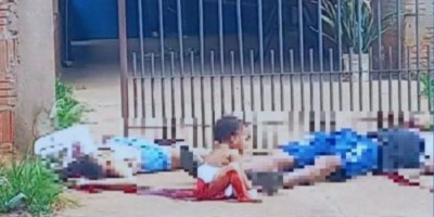 Casal é executado e bebê de 10 meses deixado em poça de sangue em MT Casal é executado e bebê de 10 meses deixado em poça de sangue em MT