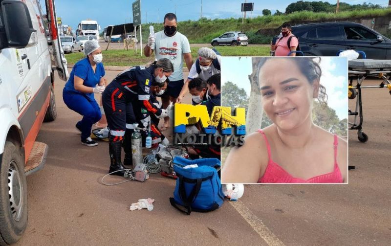 Ciclista morre após ser atropelada e arrastada por caminhão em Porto Velho Ciclista morre após ser atropelada e arrastada por caminhão em Porto Velho