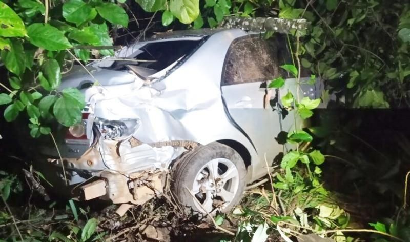 Ultrapassagem mal sucedida causa acidente entre 3 veículos e deixa um morto na RO-481 em Nova Brasilândia