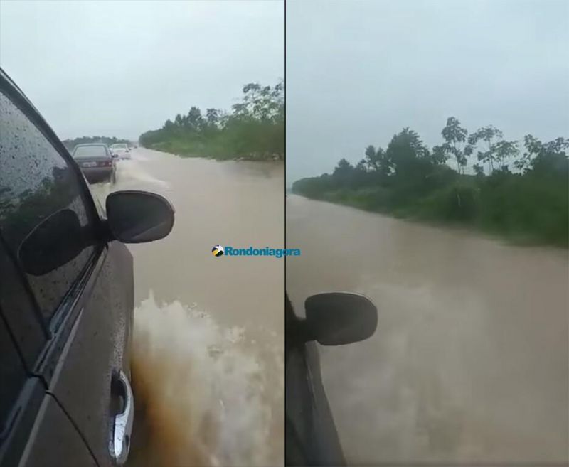Cacoal: Elevação do rio Machado deixa pelo menos 300 famílias desabrigadas; BR-364 é interditada Cacoal: Elevação do rio Machado deixa pelo menos 300 famílias desabrigadas; BR-364 é interditada