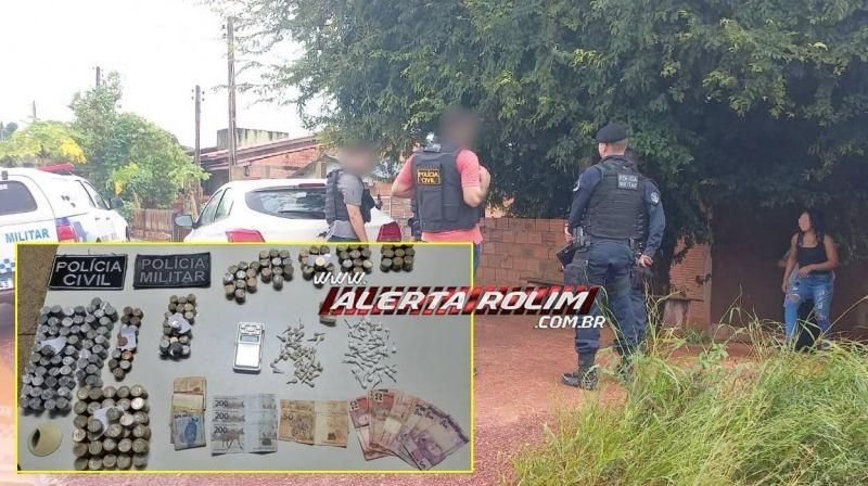 Mulher suspeita de tráfico de drogas é presa em operação da PM e PC em Rolim de Moura Mulher suspeita de tráfico de drogas é presa em operação da PM e PC em Rolim de Moura