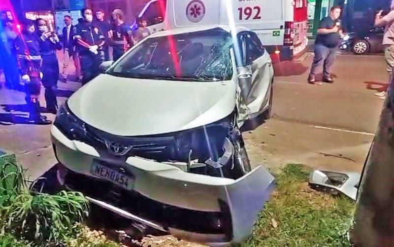 Motorista morre após grave acidente em cruzamento em Porto Velho Motorista morre após grave acidente em cruzamento em Porto Velho