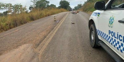Ciclista perde a vida após colisão com motocicleta na Zona Rural de Nova Brasilândia