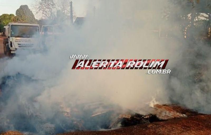 Em menos de uma semana, mais uma ponte foi incendiada por vândalos em Rolim de Moura Em menos de uma semana, mais uma ponte foi incendiada por vândalos em Rolim de Moura