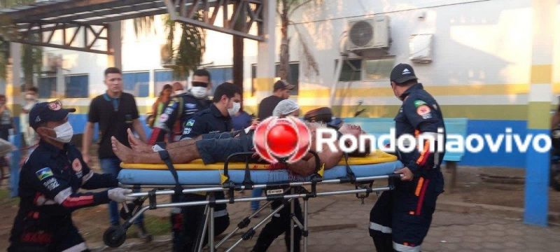 Idoso fica com vísceras expostas após sofrer acidente com lixadeira em Porto Velho Idoso fica com vísceras expostas após sofrer acidente com lixadeira em Porto Velho