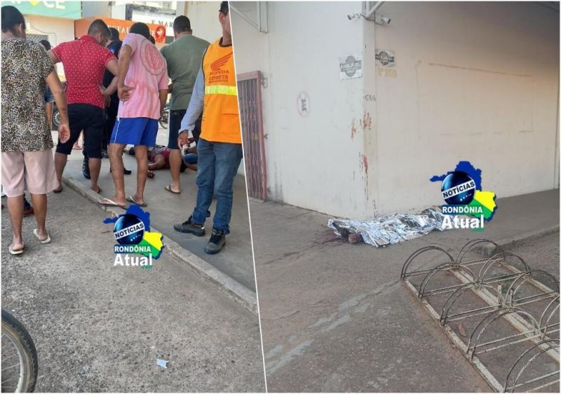 Atualizada: Durante bebedeira, homem mata o próprio amigo a facadas no meio da rua, em Ji-Paraná Atualizada: Durante bebedeira, homem mata o próprio amigo a facadas no meio da rua, em Ji-Paraná