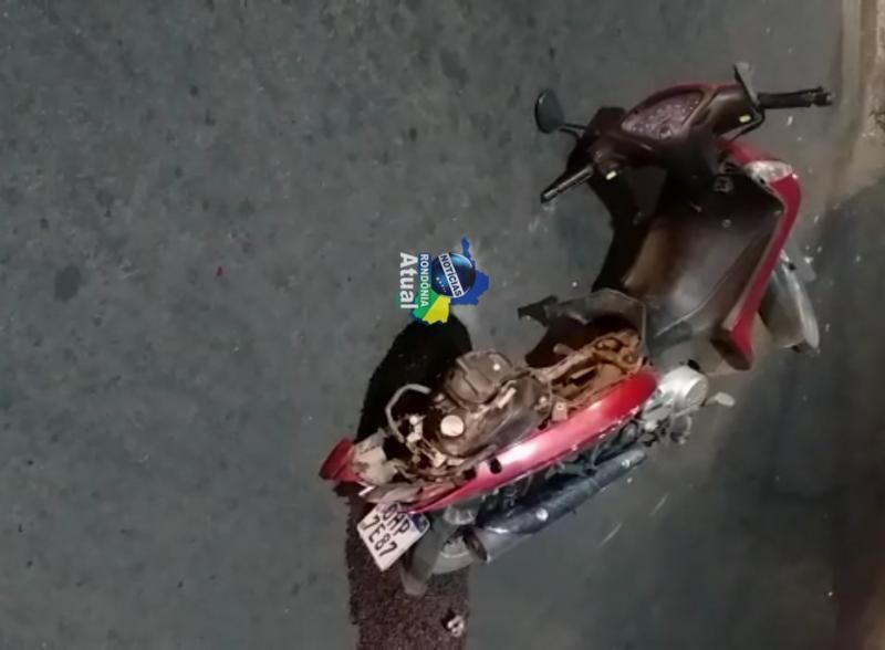 Colisão entre duas motos deixa feridos em Ji-Paraná Colisão entre duas motos deixa feridos em Ji-Paraná