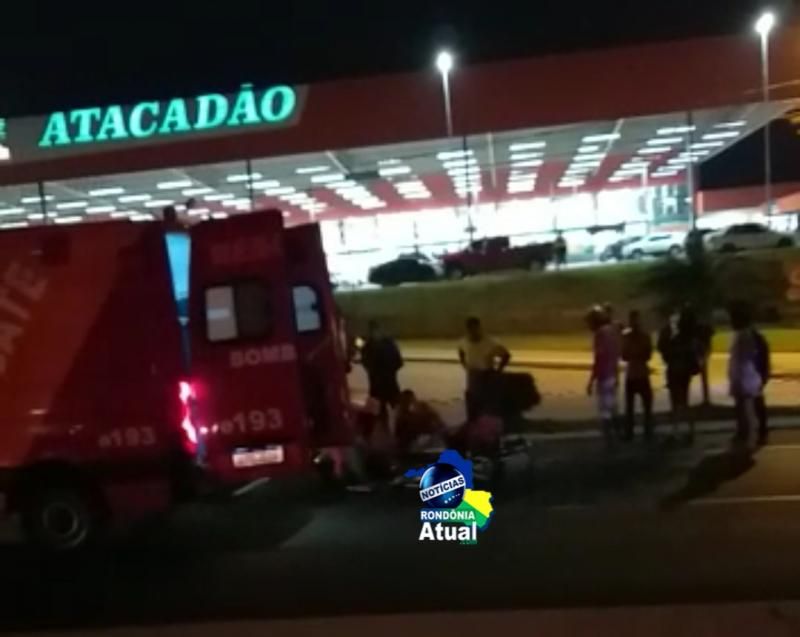 Colisão entre duas motos deixa feridos em Ji-Paraná Colisão entre duas motos deixa feridos em Ji-Paraná